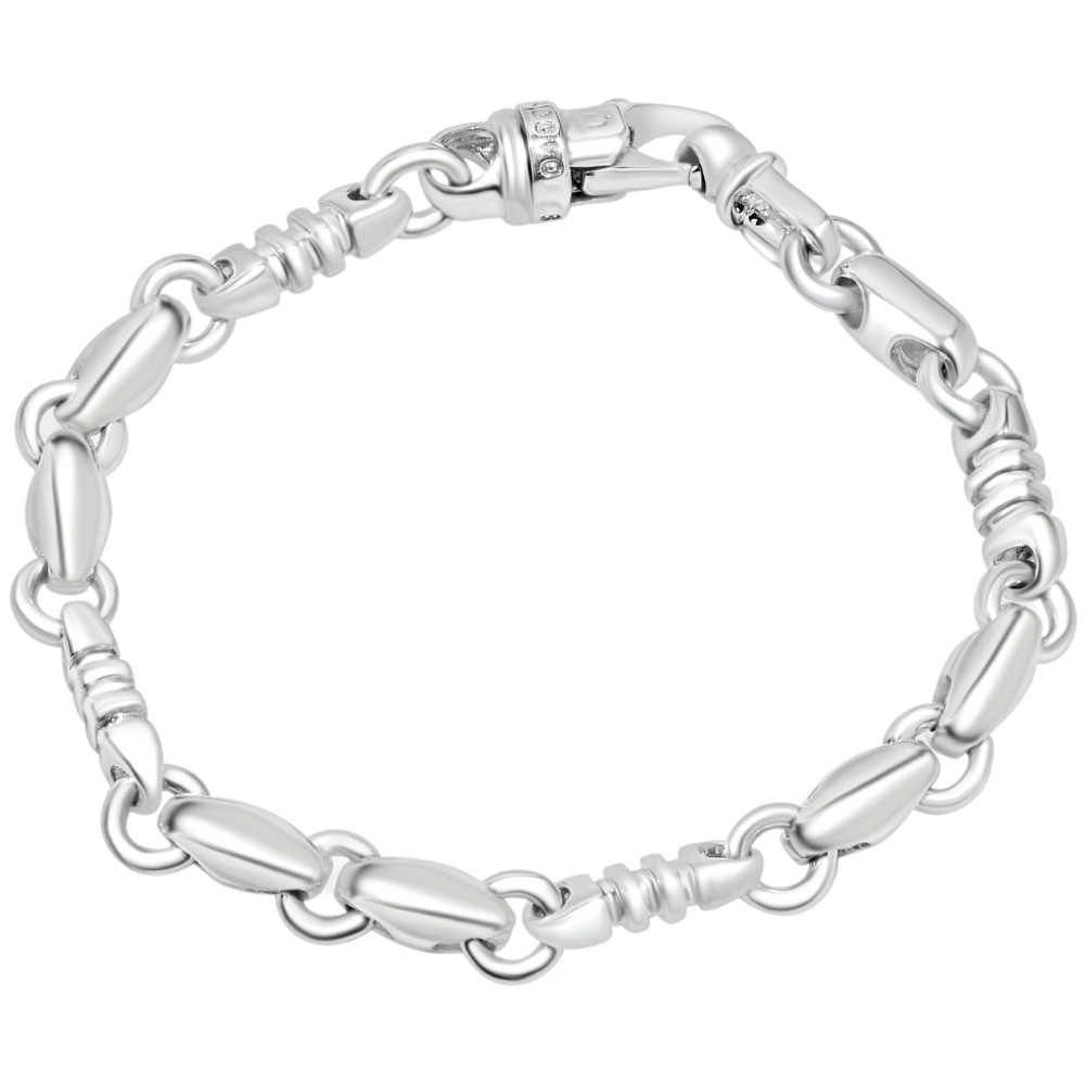 Men's Mariner with Ribbed & Rolo Links 14k Gold (46gram) or